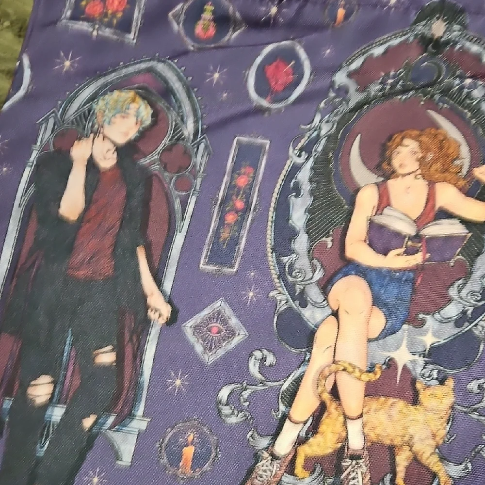 Purple Graphic Tote Bag - Picture 3 of 5